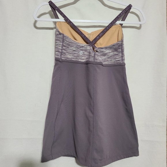 Lululemon Bulerias Tank Magnum Gray sz 4 - Picture 2 of 7